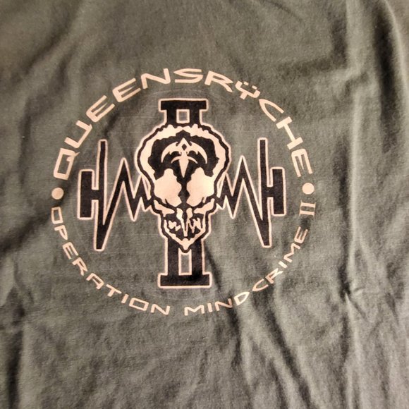 Vintage Queensryche "Operation: Mindcrime II " Rock Revenge Redemption Shirt Med - Picture 1 of 7